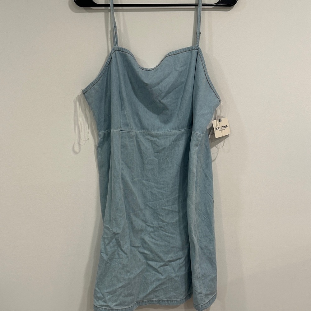 Casual Light Blue Denim Dress